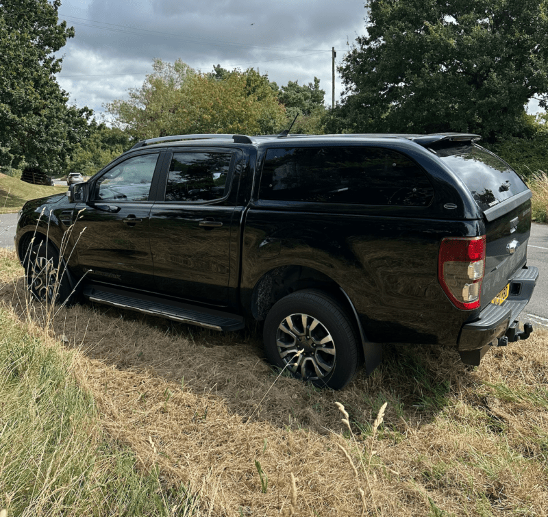 Ranger Wildtrak Auto Side View With Truckman Hardtop