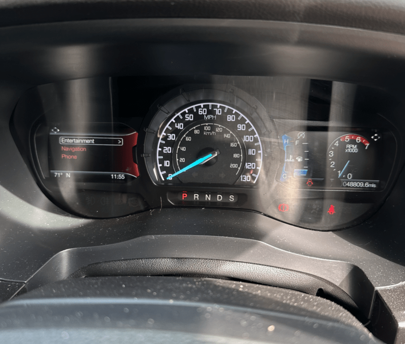 Ranger Wildtrak Dash And Mileage