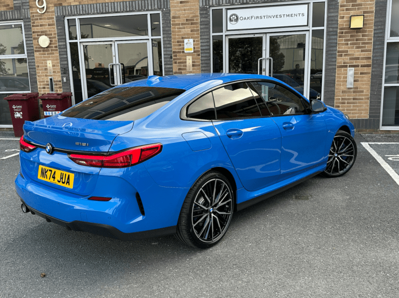 Bmw 2 Series M Sport Rear View Blue